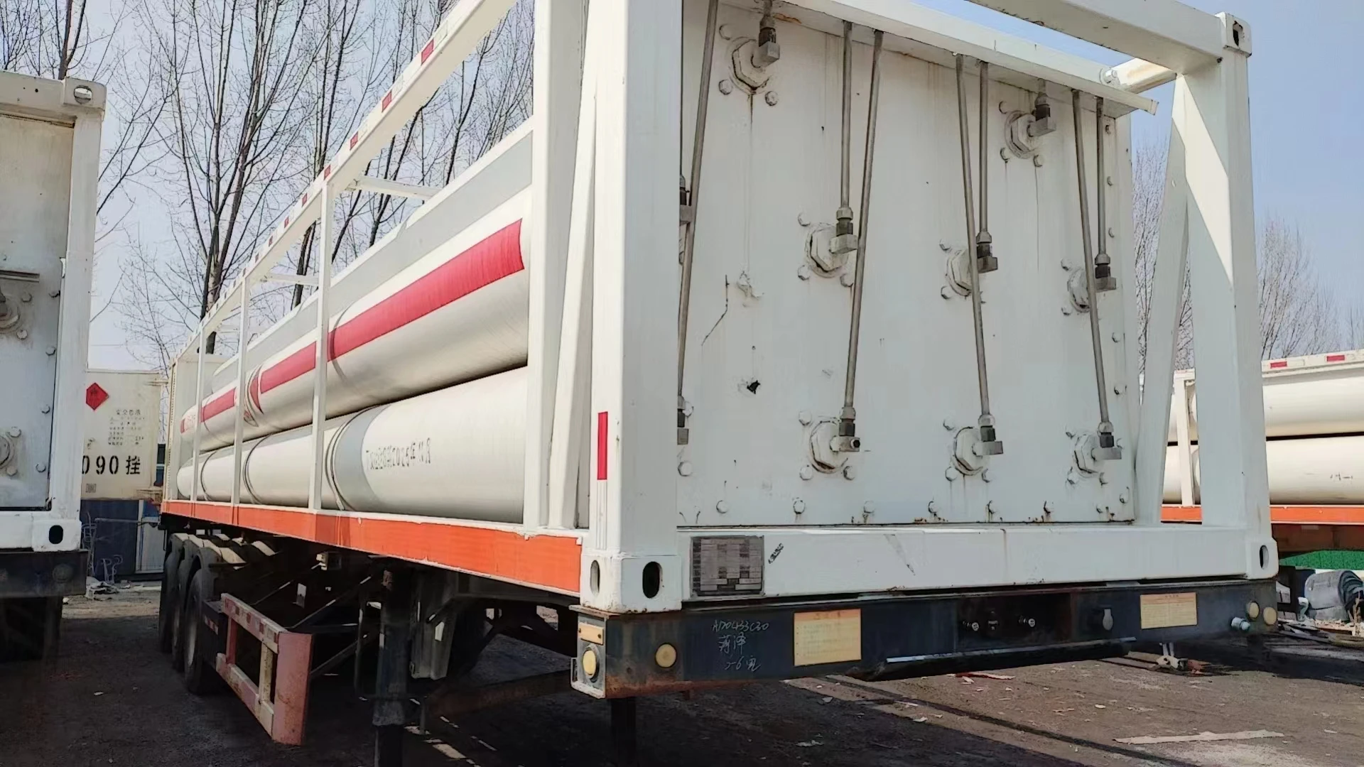 GSX06-4184-CNG-20 Factory Price High Pressure 25.1m3 CNG Long Tube Container 42Ft Bundle Tube Skid Container