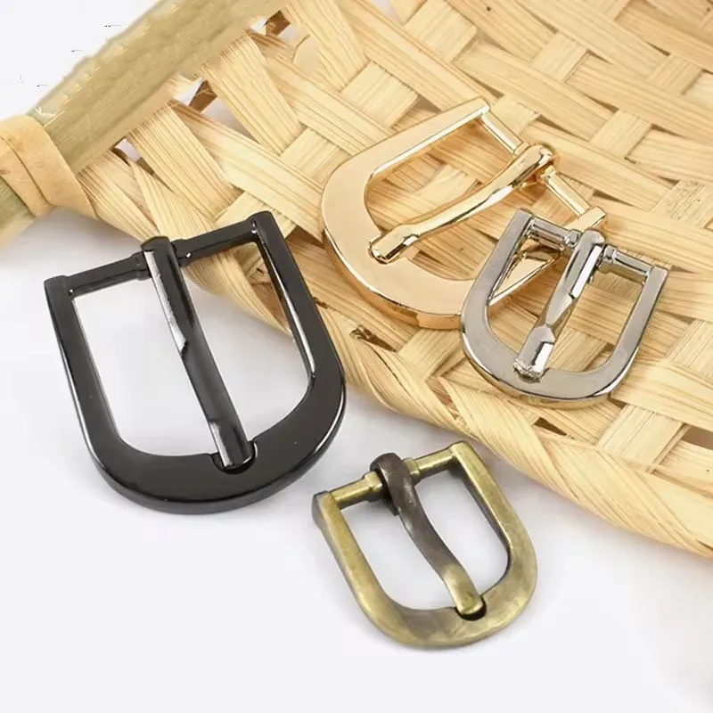 MeeTee BF498 16mm Square Die Casting Zinc Alloy Pin Buckle Garments Luggage Hardware Accessories Shoe Belt Hanging