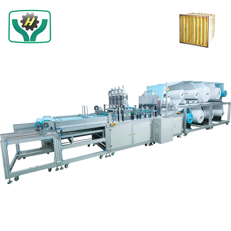 Custom Sliced Rewound Disposable Nonwoven Air Conditioner Filter Ultrasonic Making Equipment
