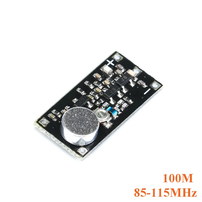 FM-передатчик беспроводной микрофон плата видеонаблюдения модуль для Arduino регулируемый конденсатор постоянного тока 100 м 800 85-115