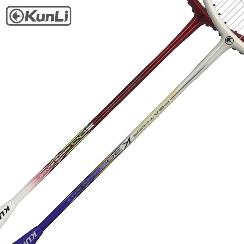 carbon fiber racket badminton K300  Ultra light 4u 82g raket top badminton rackets Professional badminton products