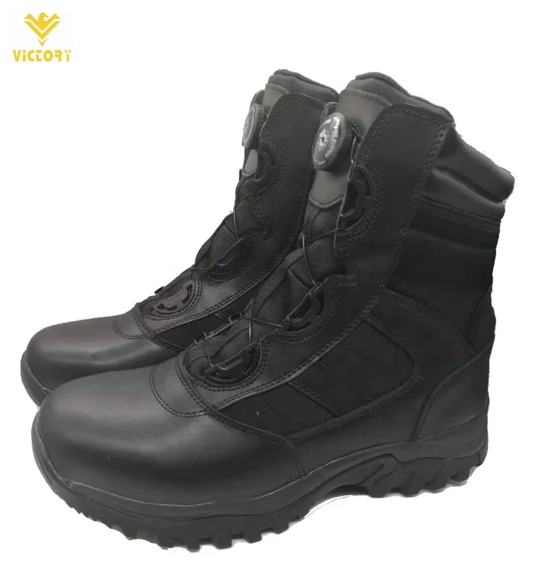 Fashion hiking shoes men combat boots walking style shoes with shoe lacing
