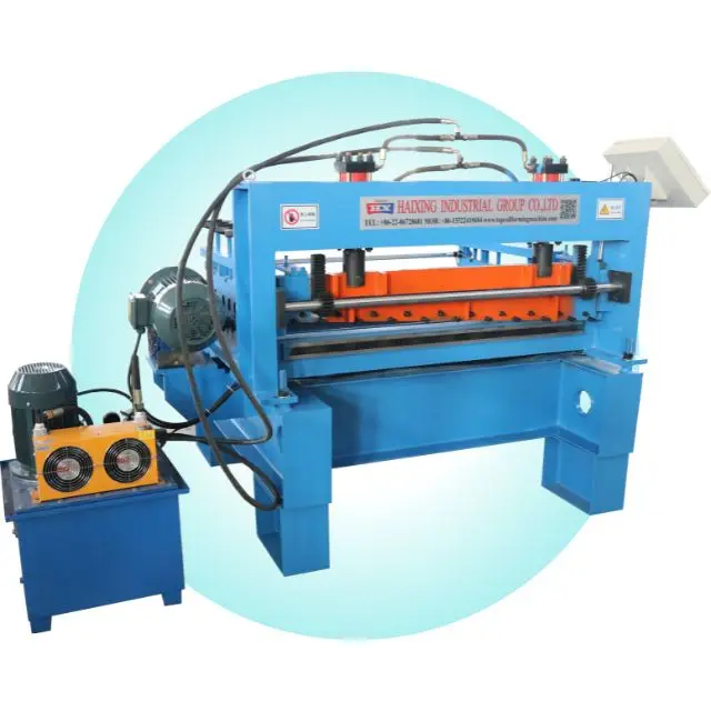 Steel coil slitting metal sheet leveling machine