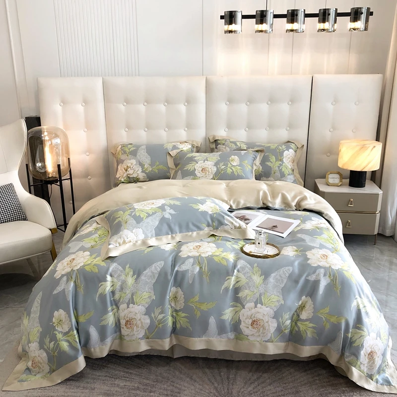 China manufacturer 300TC TENCEL fiber bed linen bed sheet set fabric