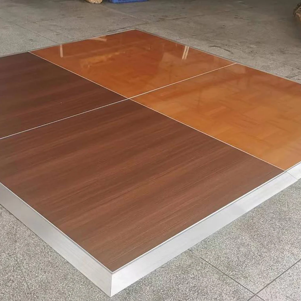ANYCASE Wood flooring 4x4 Easy Install 3x3 Plywood Outdoor Wood Tent dance floor for weddings events