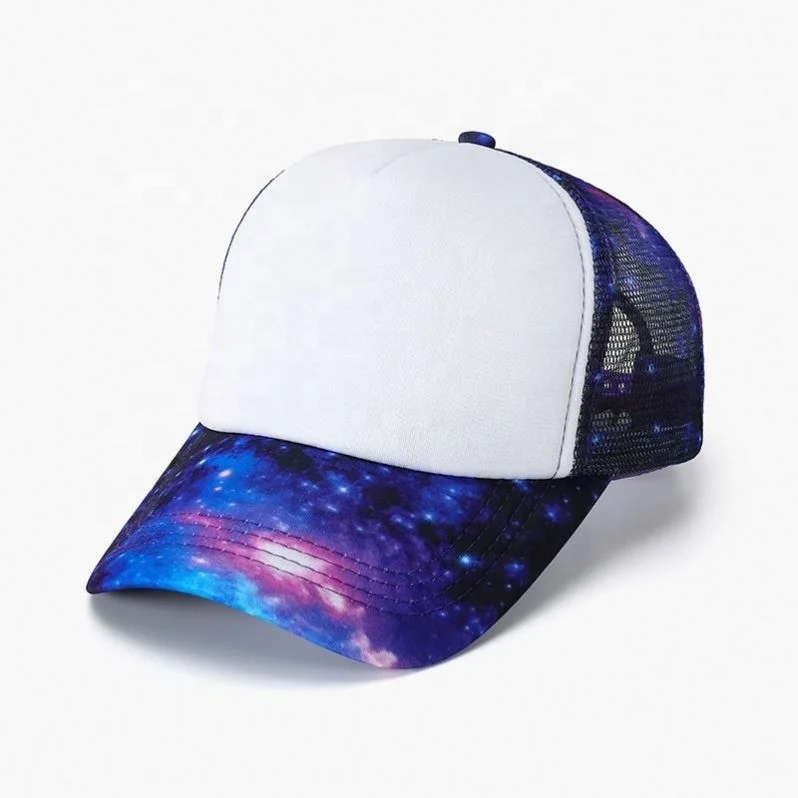 Custom Mesh Custom Logo Classic Mesh Baseball Sports Casual 5-panel Hat 100% Polyester trucker Hats