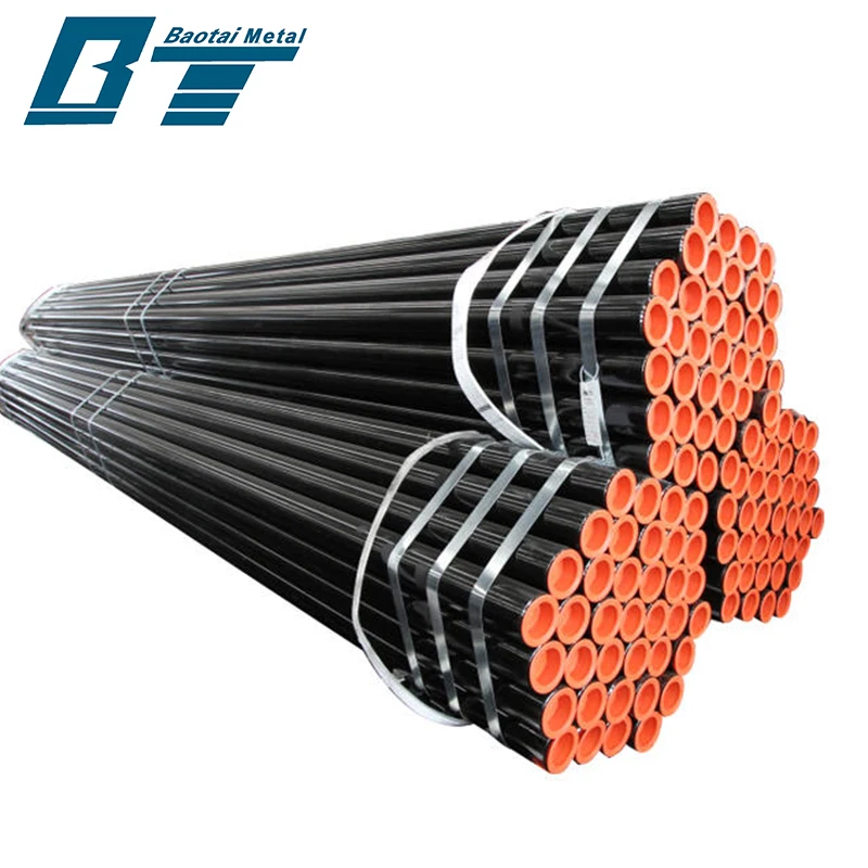 Sch40 Ss330 Sm400A E275A S235jr Ms CS Seamless Pipe Tube Price API 5L ASTM A106 Seamless Carbon Steel Pipe