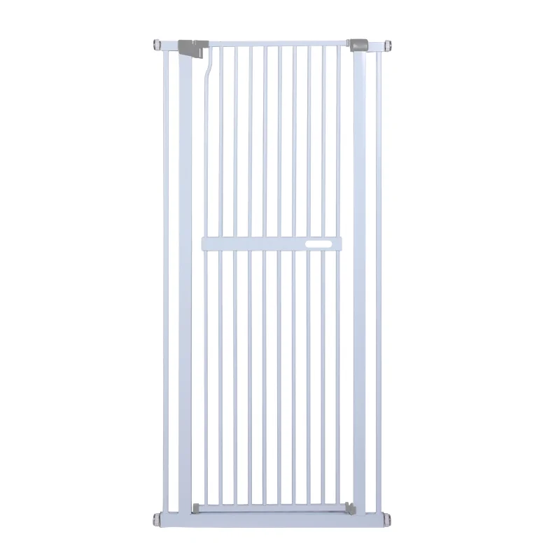 Extra Tall Auto Close Child Safety Gate for Stairs Pressure Mounted Pet Gate for Doorways Banisters for Dogs and Pets