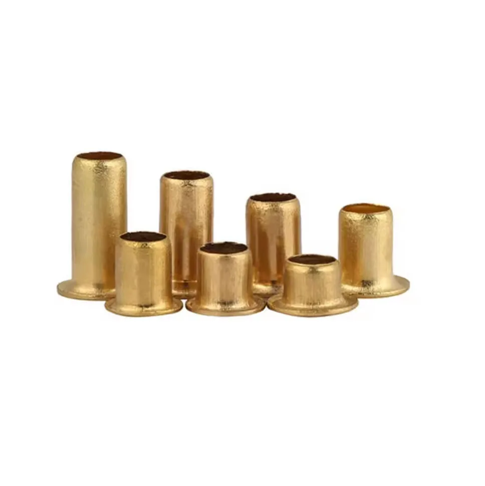 M2*2.5-2.3*8 hollow half round rivet brass tube  eyelet rivet