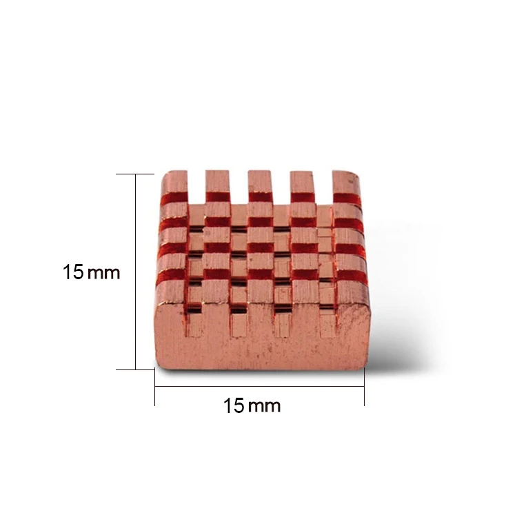 15*15*5 mm Memory RAM RGB Radiator Cooler Heat sink Kit The Copper Heat Sink For Computer CPU GPU