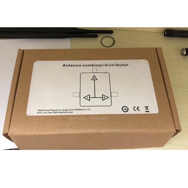 Passive Broadband UHF Antenna Splitter with BNC Ports for Wireless Microphone Antenna Distribution System