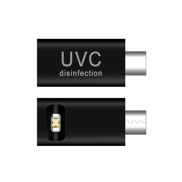 Мини USB телефон UVC LED стерилизующий свет портативная ультрафиолетовая Gemicidal лампа для IOS Android телефонов