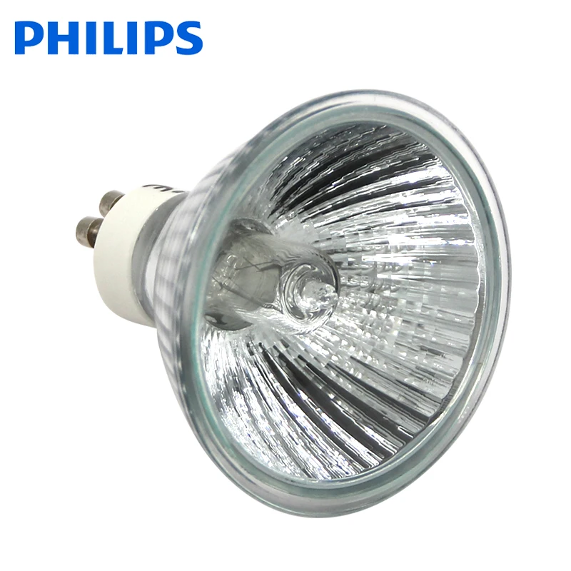  Philips GU10 галогенный отражатель чашка освещения толстое стекло вольфрамовый прожектор PAR20 75 Вт лампа 220 В