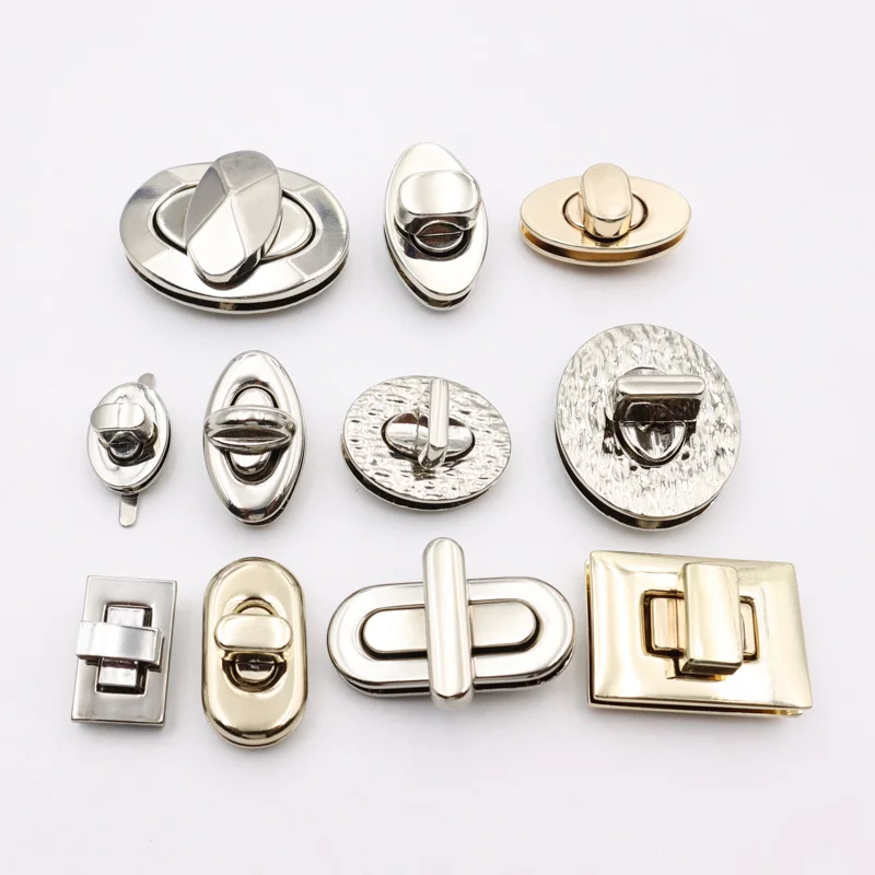 Wholesale Various Quality Metal Turn Lock for Luggage Quality Zinc Alloy Swivel Twist Lock for Bags and Purse