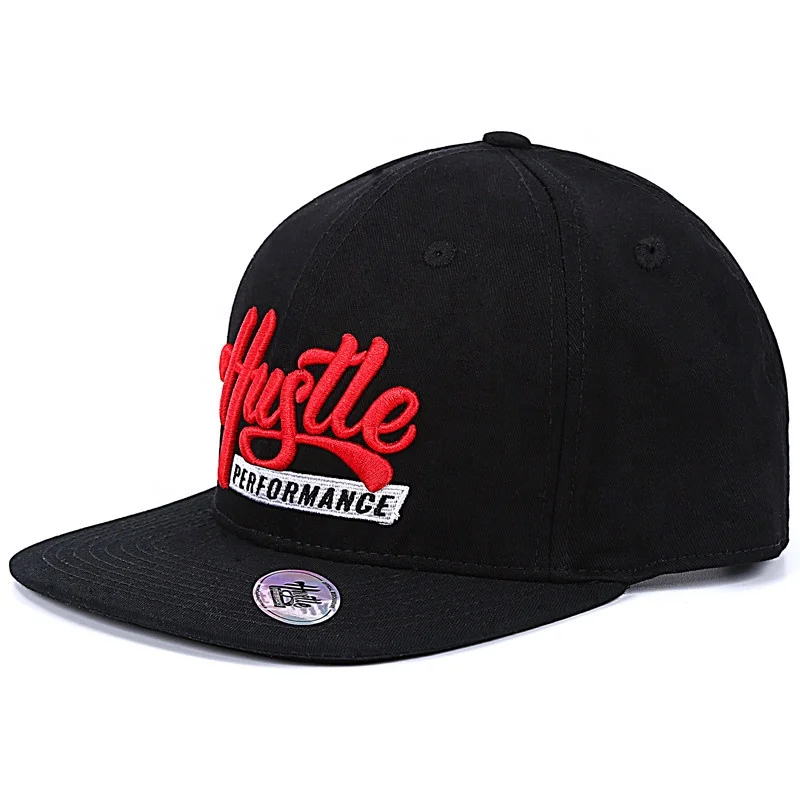 Design custom snap back hat flat bill snapback hats