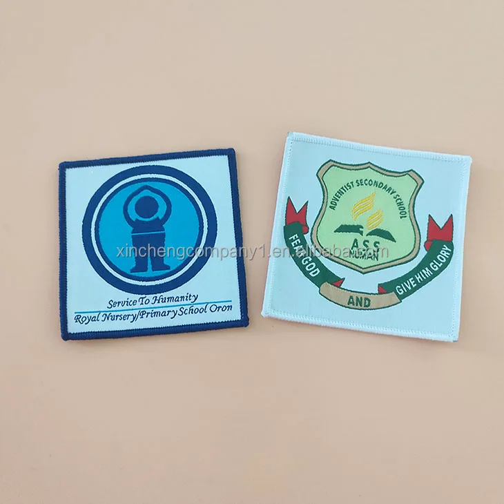 Custom Logo Sew On Garment Embroidered Clothing Patches Self Adhesive Applique Iron on Designer Embroidery Patch