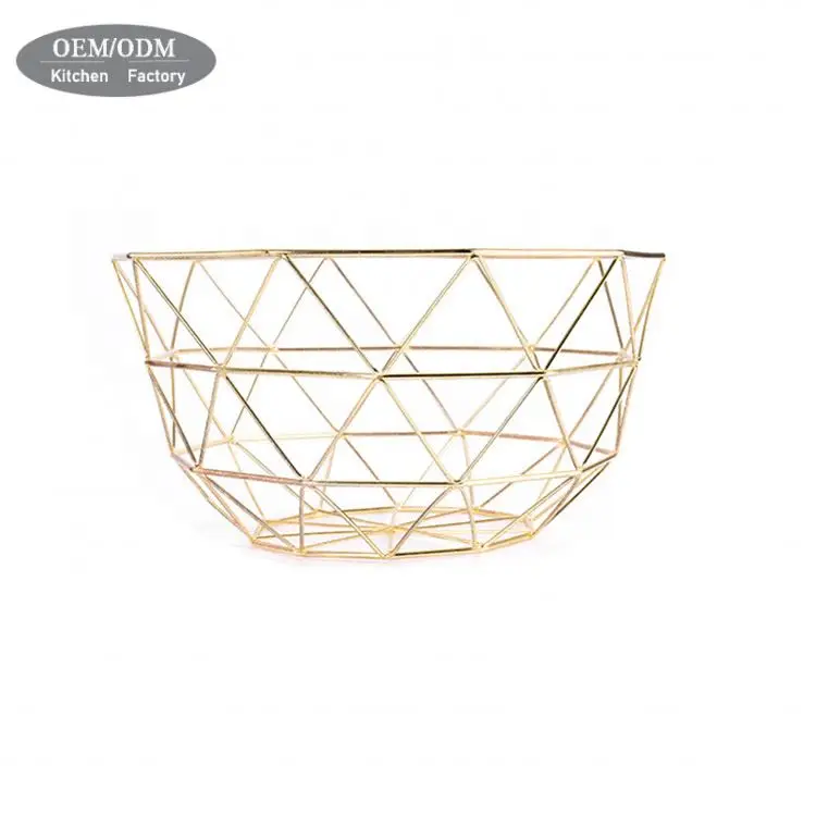 Most Popular Furnishing Metal Wire Storage Basket Fruit Basket