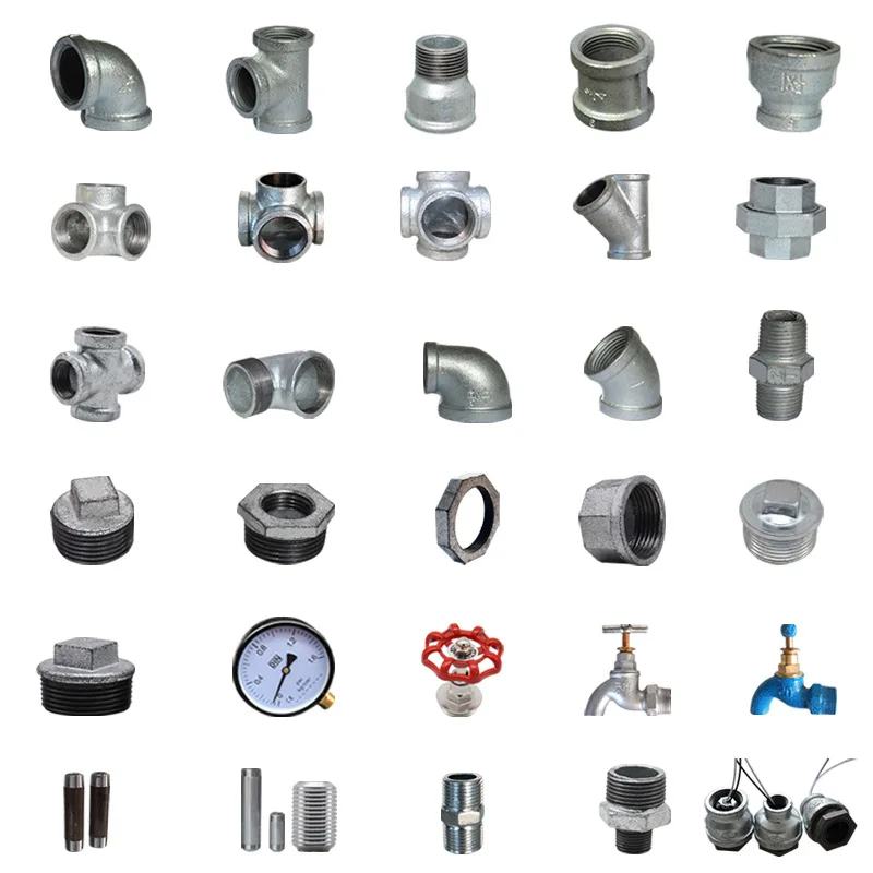 All Type black malleable iron pipe fitting