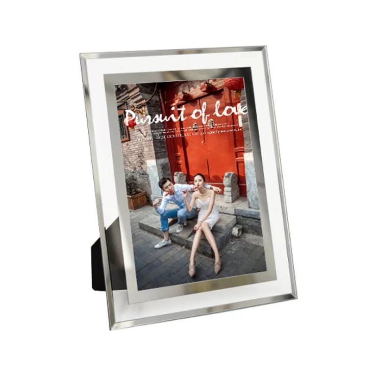 Wholesale Upscale Home Decoration Crystal 4*6 5*7 Inch Picture Frame Wedding Gift Glass Photo
