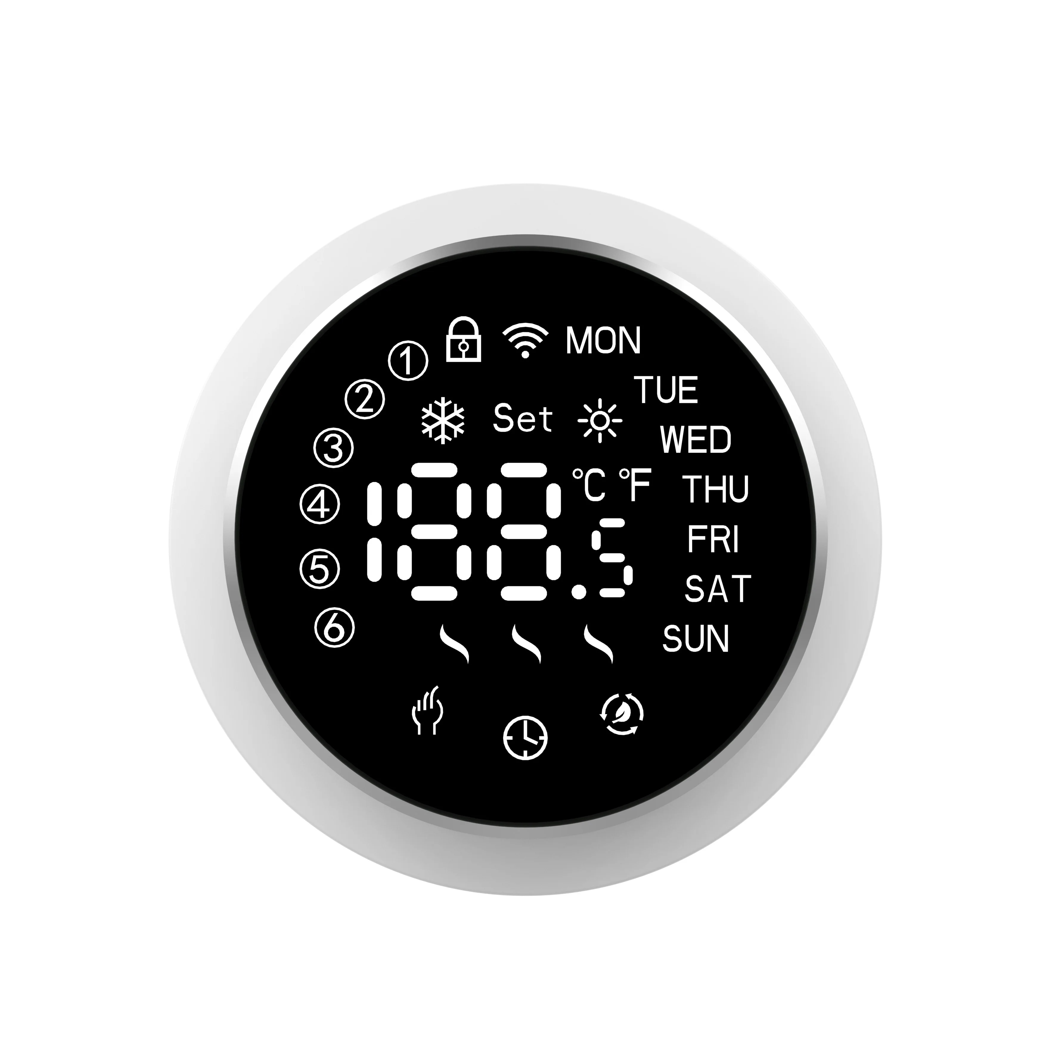 Tuya Smart Zigbee3.0 TRV Thermostat Digital Smart Thermostatic Radiator Valve Home Water Heating WiFi Controller Room