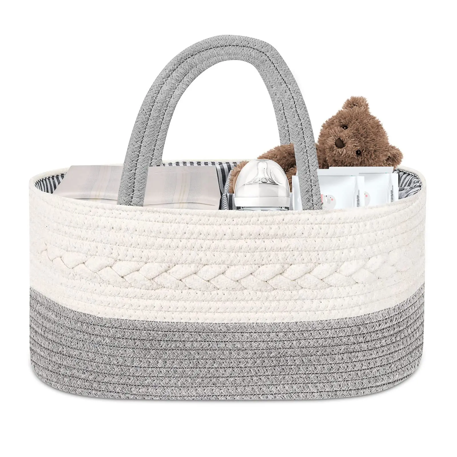 Selling fast high quality and superior quality baby diaper caddy organizer large capacity diaper storage basket