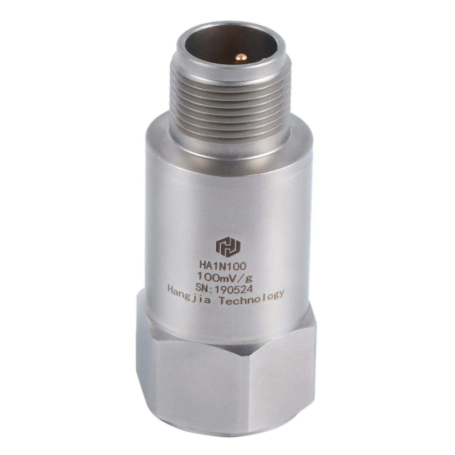 Stainless Steel Waterproof single axial vertical Industrial Accelerometer Vibration Acceleration Sensor