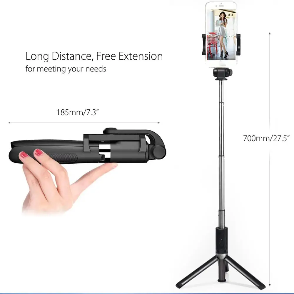L01 bluetooth 360 держатель для отслеживания объекта Штатив телефона iphone смартфон палка подставка pod tripe Крепление зажим