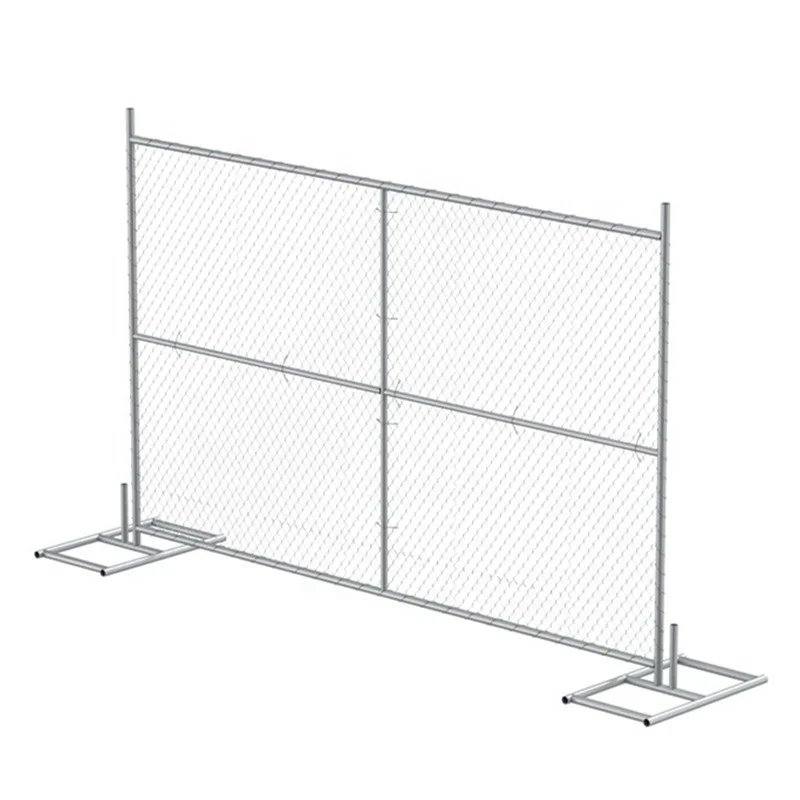 Portable Chain Link Temporary Fence Panel for America / 6x12 Feet Galvanized Chain Link Temporary Fence