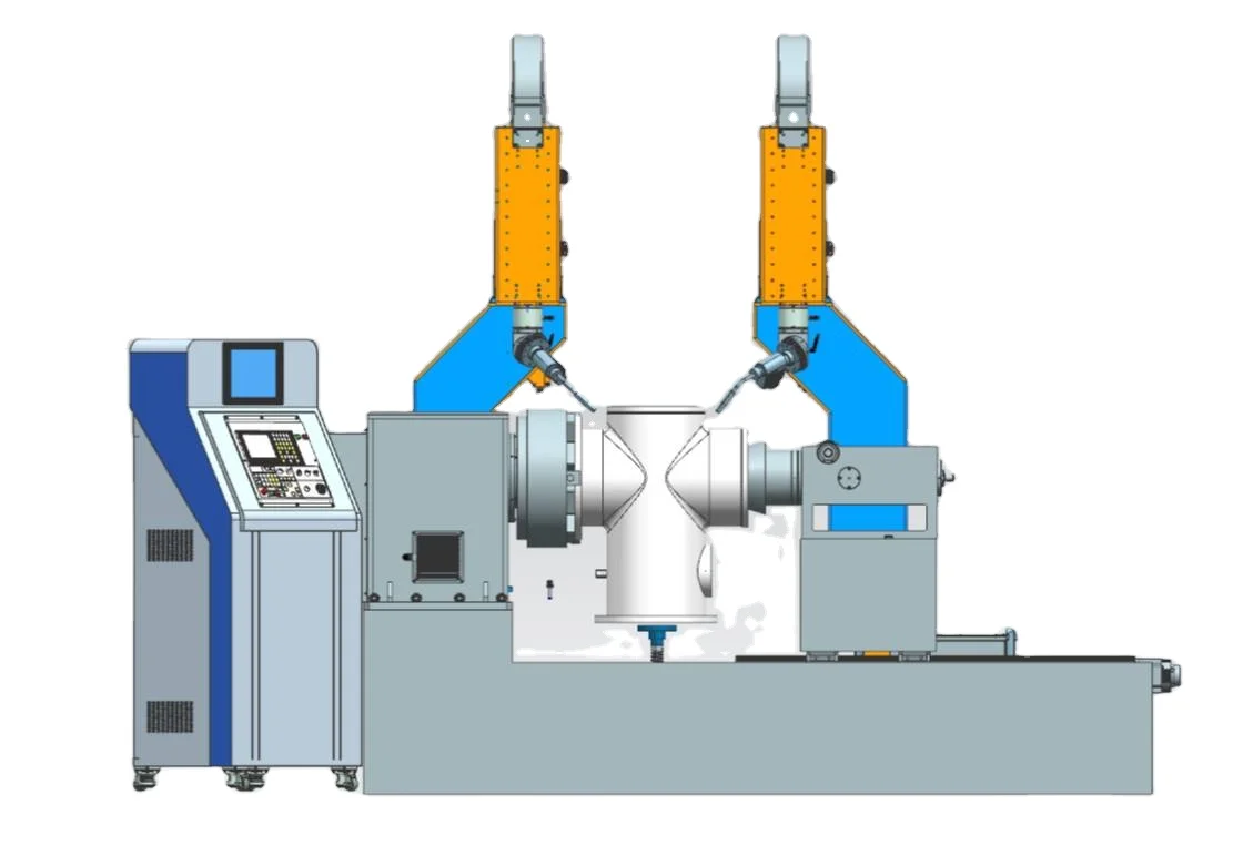 FED TIG welding for Aluminum flange with Miller welder for  3D CNC welding machine tool