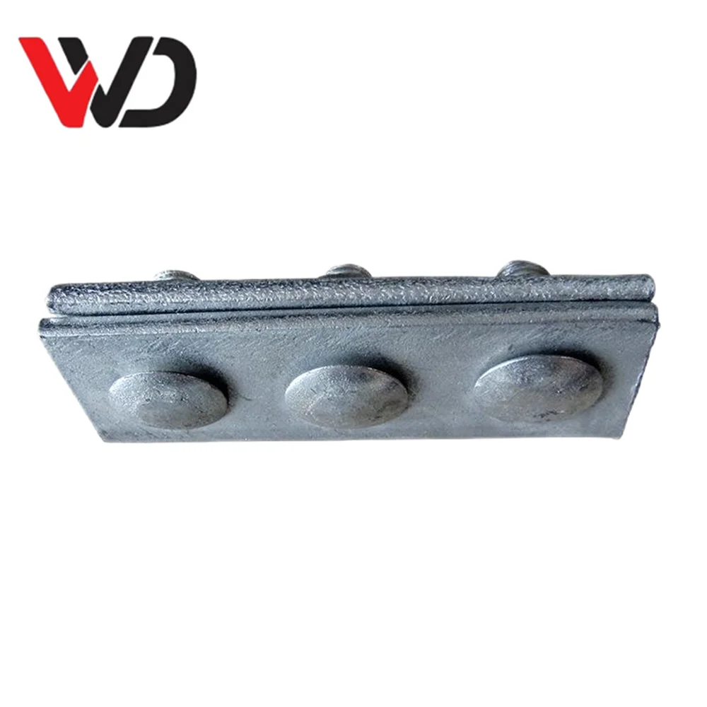 Manufacture Factory Sell OEM/ODM Accepted Pole Line Hardware 3 Botls Messenger Suspension Cable Clamp