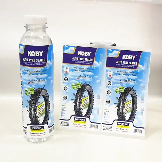 Custom Made Self-Adhesive Waterproof Logo Bottle Labels Vinyl Material Guangzhou Label Manufacturer
