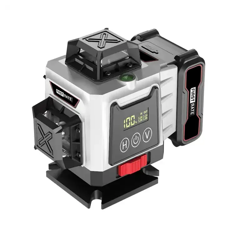 High Accuracy 12/16 Line 3/4D Green Laser Level Self-leveling 360 Horizontal And Vertical