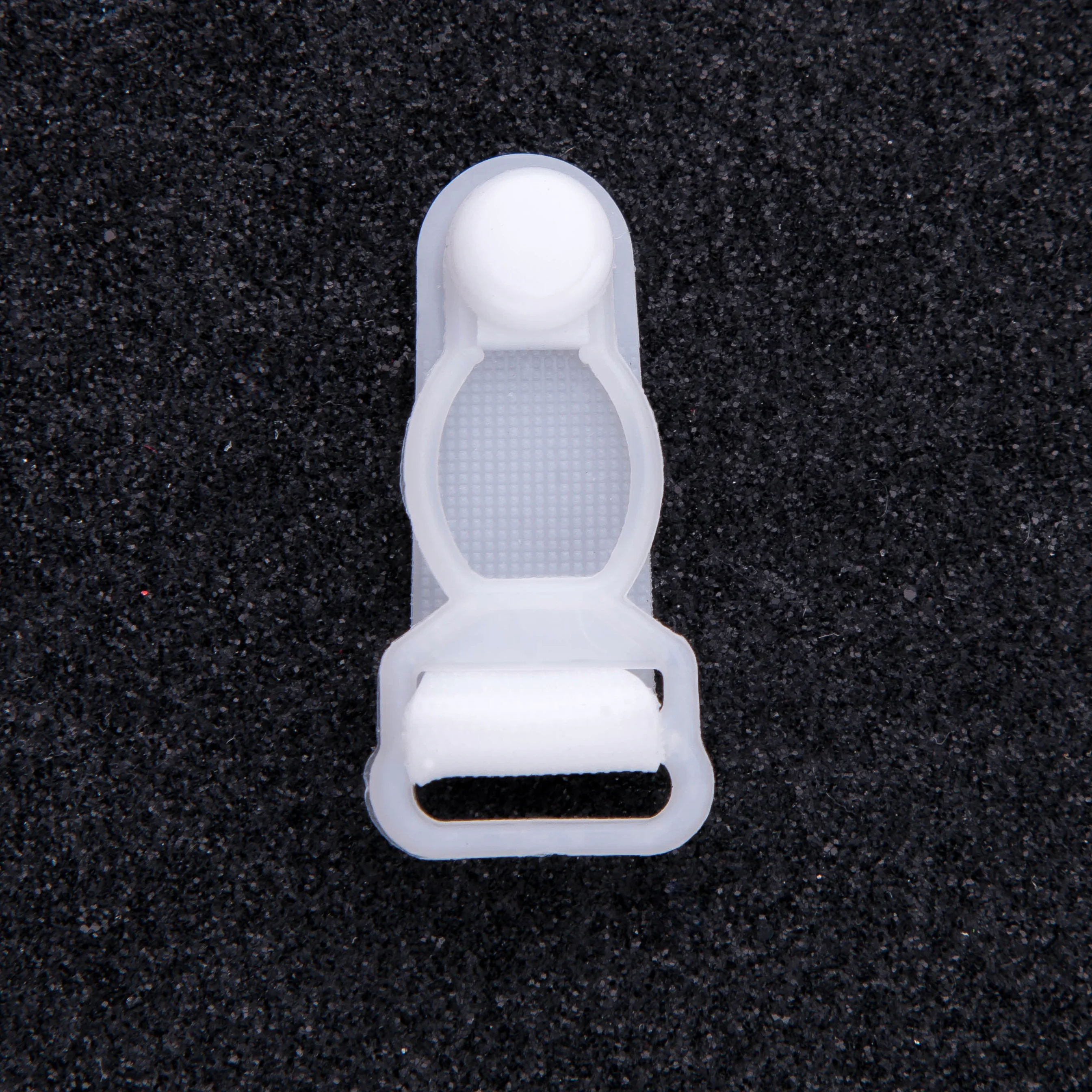 
White plastic stockings buckle suspender garter hook belt clip 
