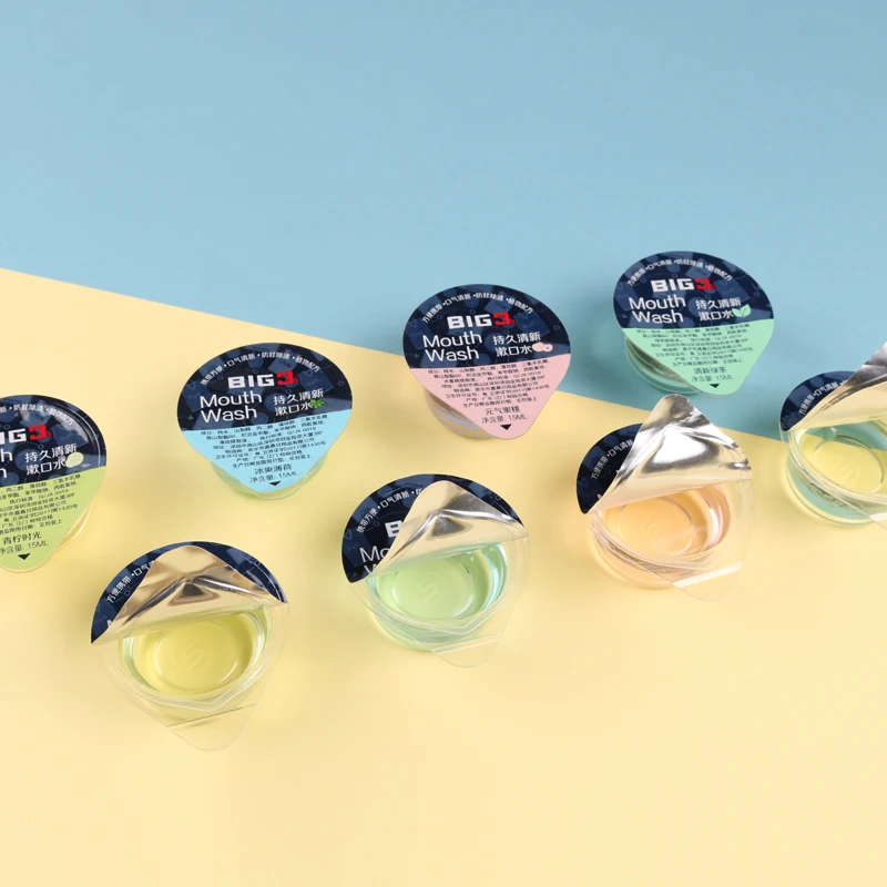 Wholesale hotel mouth wash water disposable jelly cup mouth wash in bags
