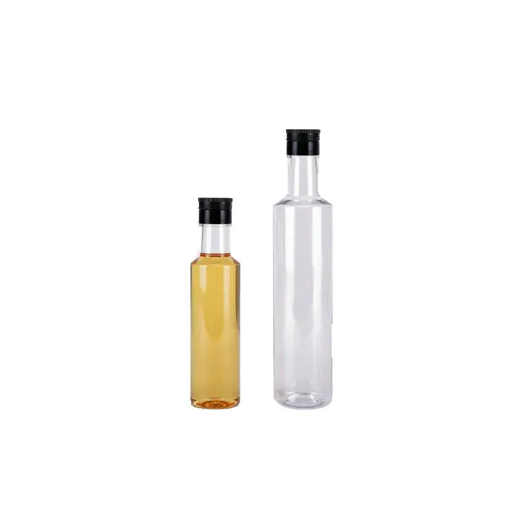 100 ml 250 ml 500 ml 750 ml 1000 ml Clear Round Shape Olive Oil Glass Bottles