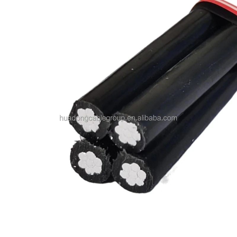BS 7870-5 Стандартный низковольтный AAC AAAC проводник типа ПВХ/XLPE изолированный антенный соединяемый кабель