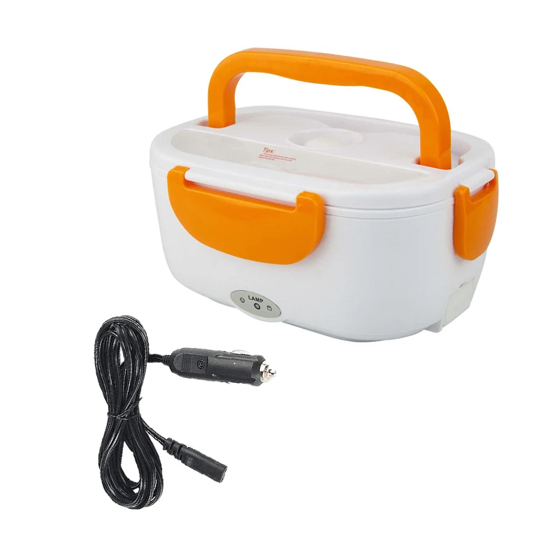 
12V Car Use Plug Portable Electric Heating Lunch Box Food-Grade Food Warmer 