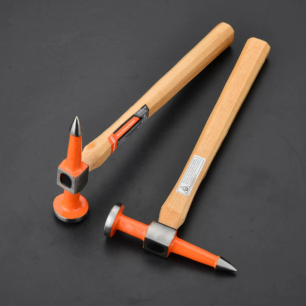 Professional Pick And Finishing Hammer With Hickory Handle
