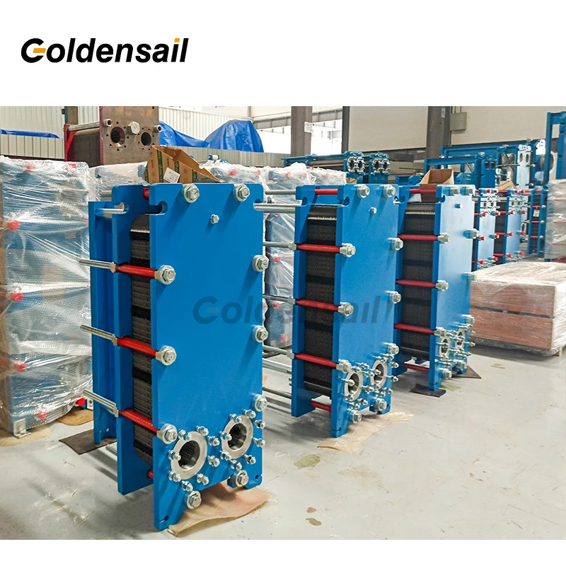 High capacity titanium phe plate heat exchanger for desalination