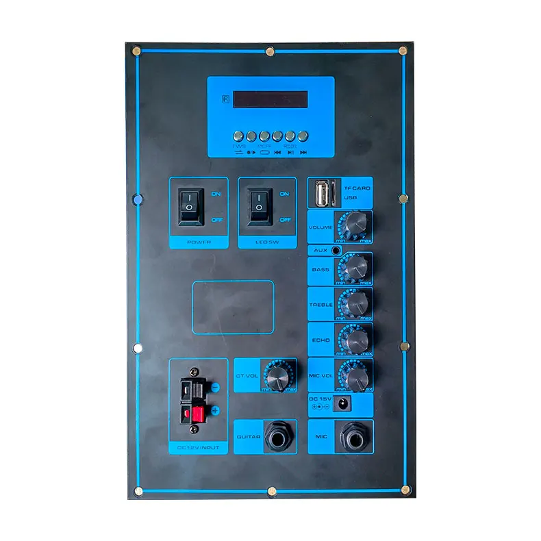 12 or 15 inch trolley rechargeable battery amplifier outdoor speaker with wireless microphone