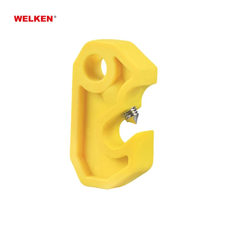 High quality and security Custom size Plastic Emergency Stop Lockout Large Universal Valve Lockout