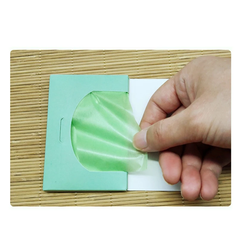 Facial oil blotting paper in pink color paper Oil Absorbent Sheets For Face