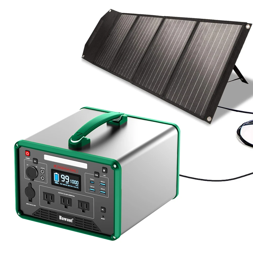 Top Rated Affordable Solar Generator 1000W For Outdoor Energy Power Supply