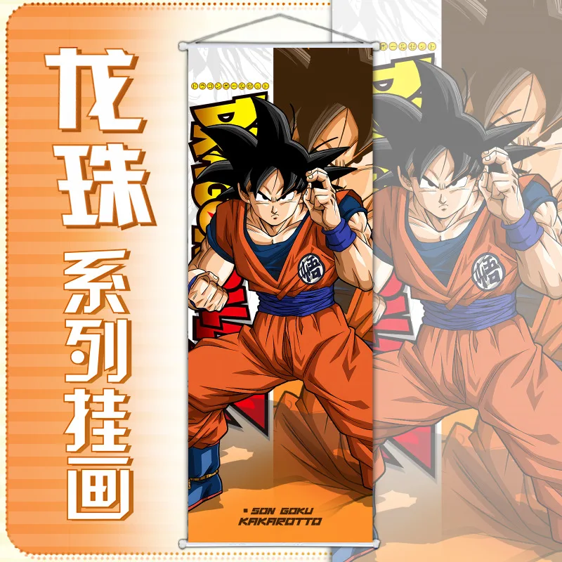 70*25 см дракон Супер Saiyan Goku Vegeta Gohan Ball DBZ аниме шоу распродажа мультяшных Wallscrolls настенный свиток