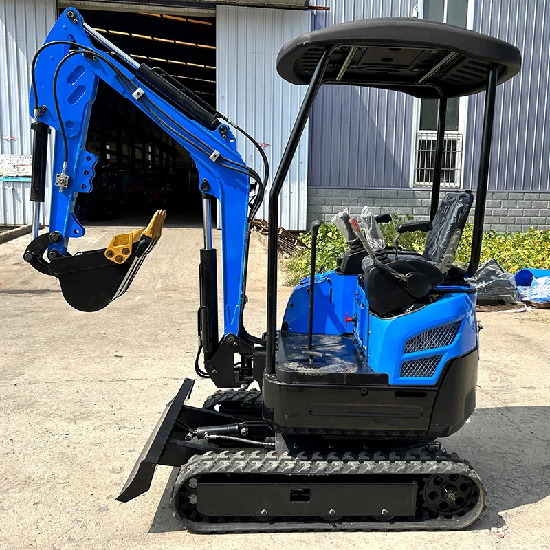 CE 1ton  1.6T excavator cheap price best rubber tire mini hydraulic excavator