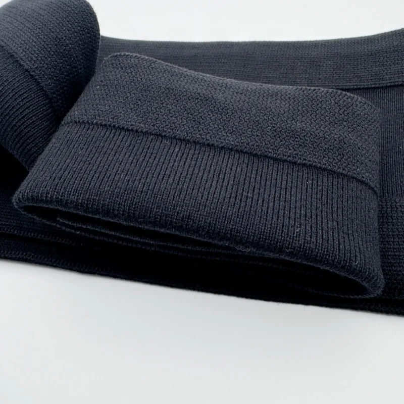 Custom thick ribbed hem and ribbed cuff knitting Suitable for winter clothing