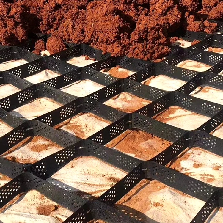 ZCWY HDPE geocells plastic geocell gravel grid hdpe geocell for retaining wall road construction