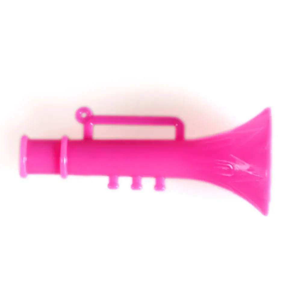 hot sales cheap mini plastic toy horn whistle for children capsule toys