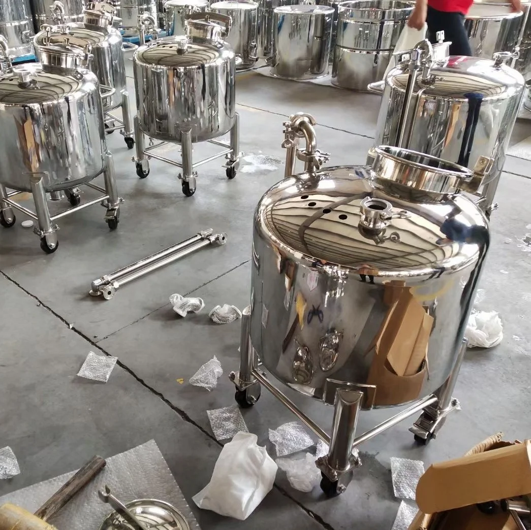 stainless steel Alcohol Ethanol Buffer Chemical Tank Collection Holding Storage Bucket Vat chemical storage equipment