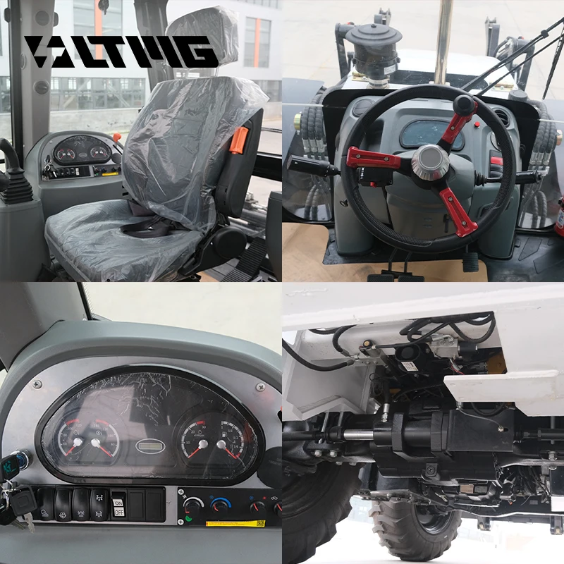 LTMG New 2.5 Ton Backhoe Wheel Loader Tractor with Front Loader and 4x4 Backhoe Loader for Sale